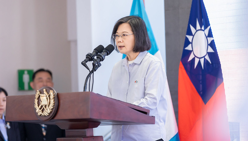 No ar, tensão sino-taiwanesa preocupa mundo democrático Foto Presidência da ROC Divulgação
